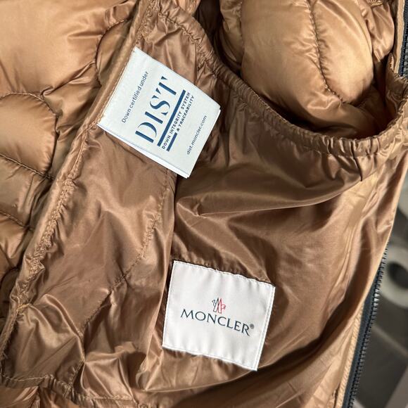 Moncler x Salehe Bembury Sierpinski Down Vest Layered Canvas Gilet 3 NEW Jacket - Picture 4 of 7